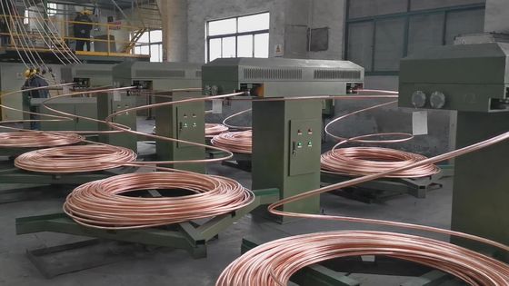 連続アップストップ銅棒機械 8000 トン PVCケーブル